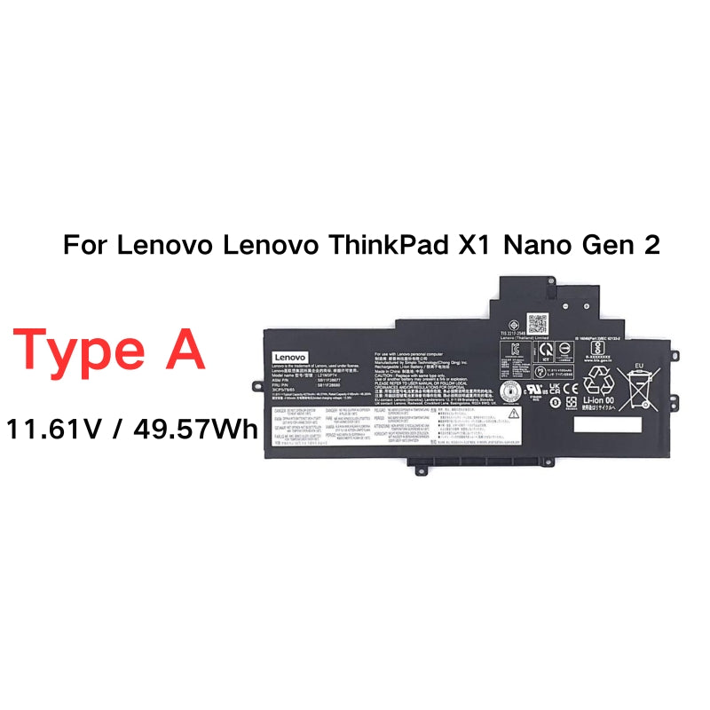 Cargue la imagen en el visor de la galería, [L21M3P74] Lenovo ThinkPad X1 Nano Gen 2 ThinkPad P16s Gen 1 Series - Replacement Battery - Polar Tech Australia
