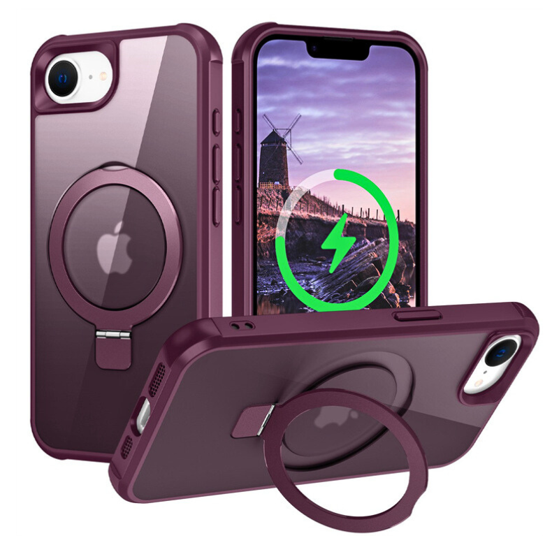 Chargez l&#39;image dans la visionneuse de la galerie, [Magsafe Compatible][360° Rotating Stand] Apple iPhone 16e Full-coverage Shockproof Essentials Series Case
