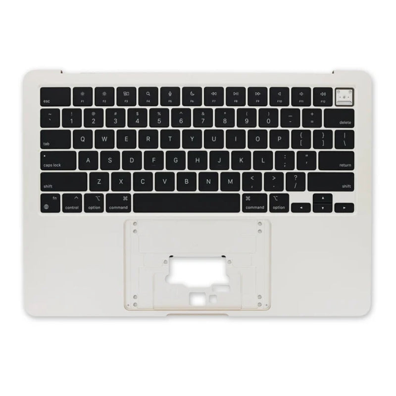 Chargez l&#39;image dans la visionneuse de la galerie, MacBook Air M2 A2681 (année 2022) - Clavier avec boîtier de cadre, repose-mains, assemblage de disposition américaine
