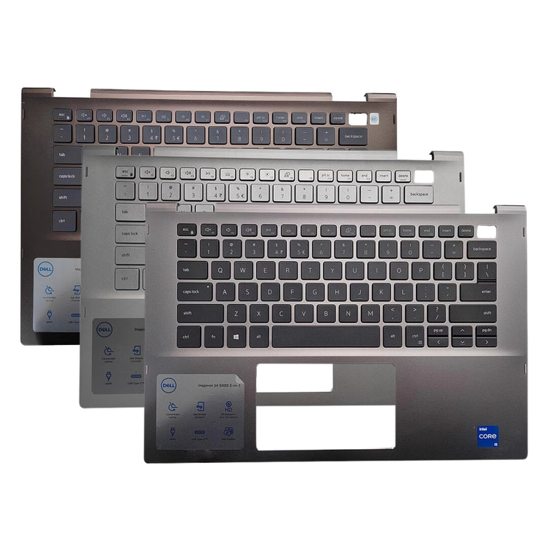 Chargez l&#39;image dans la visionneuse de la galerie, Dell Inspiron 14 5400 5406 - Laptop Keyboard With Back Light Frame Cover Palmrest US Layout Assembly - Polar Tech Australia
