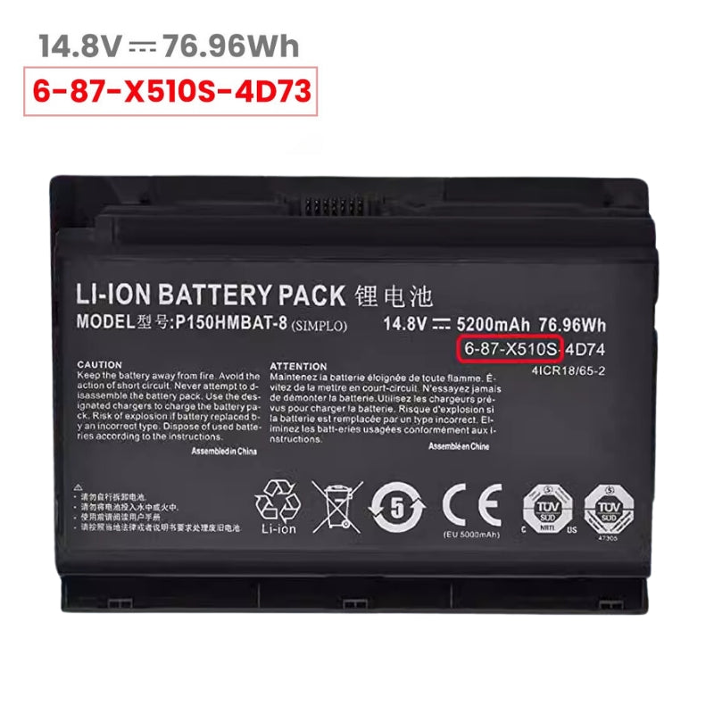 Load image into Gallery viewer, [P150HMBAT-8] Clevo K670E NP8131 NP8150 - Replacement Battery - Polar Tech Australia
