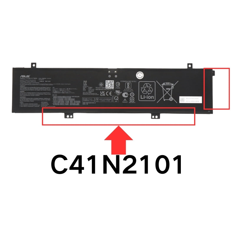 Cargue la imagen en el visor de la galería, [C41N2101 &amp; C41N2101-1] ASUS Rog ZEPHYRUS G14 GA402RJ-L4076W/TUF DASH F15 FX517ZC-HN085W Replacement Battery - Polar Tech Australia
