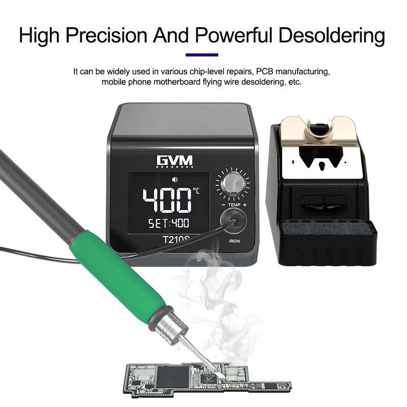 Chargez l&#39;image dans la visionneuse de la galerie, [T210S] GVM Smart Soldering Station 220V - Polar Tech Australia
