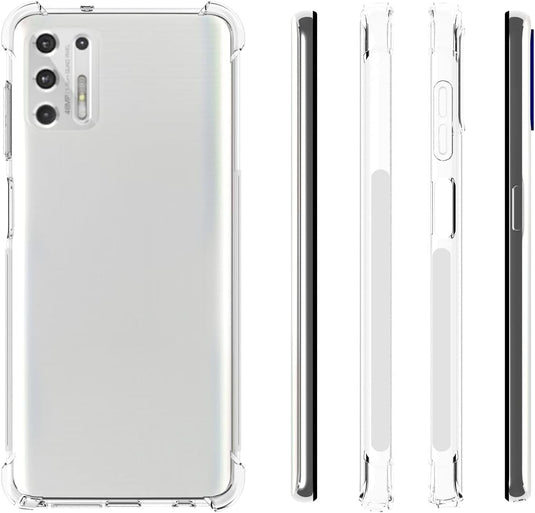 Motorola Moto G Stylus 2021 - AirPillow Cushion Transparent Soft Clear TPU Four Corners Protective Case