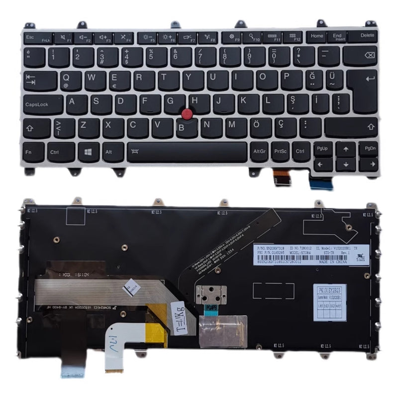 Chargez l&#39;image dans la visionneuse de la galerie, Lenovo Yoga X380 Yoga 2-In-1 - Keyboard With Back Light US Layout Replacement Parts - Polar Tech Australia
