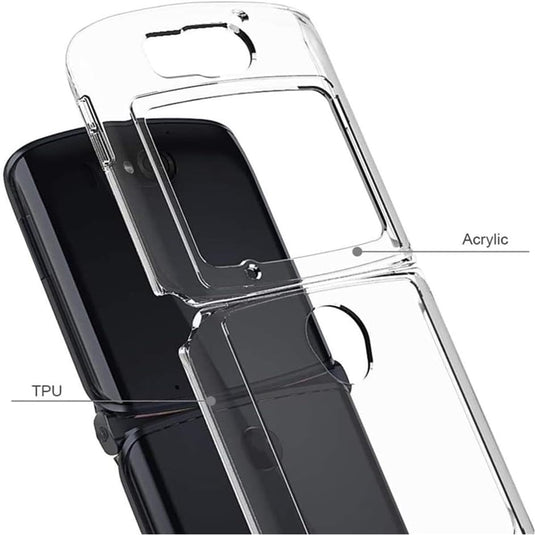 Motorola Moto Razr 5G 2020 - AirPillow Cushion Transparent Soft Clear TPU Case