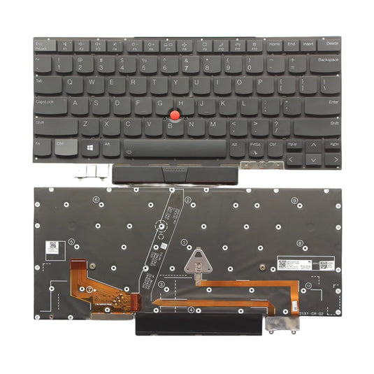 Lenovo ThinkPad X1 Carbon Gen 10 21CB 21CC (Year 2022) - Keyboard With Back Light US Layout Replacement Parts - Polar Tech Australia