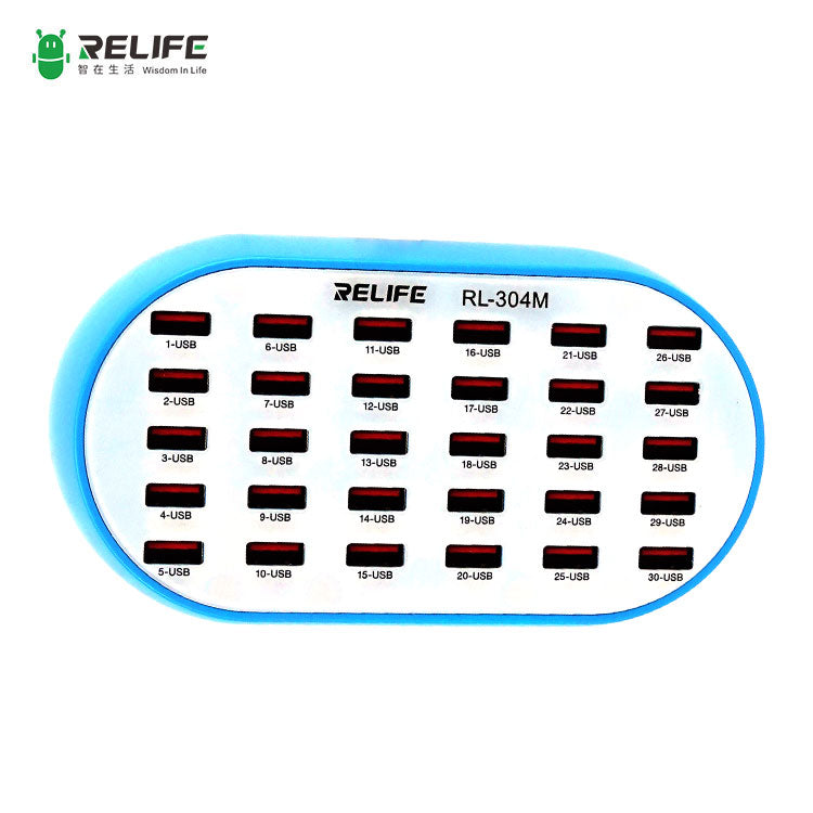 Chargez l&#39;image dans la visionneuse de la galerie, [RL-304M] RELIFE Intelligent High Power 30 Port Charger - Polar Tech Australia
