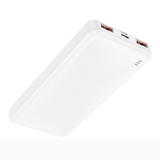 [BJ56][10000mAh] BOROFONE Graceful 22.5W+PD20W fully compatible power bank white - Polar Tech Australia