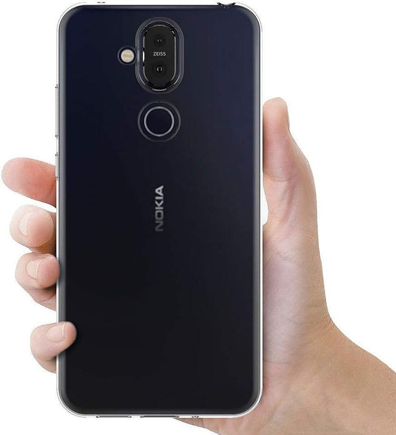 Cargue la imagen en el visor de la galería, Nokia 8.1 - AirPillow Cushion Transparent Soft Clear TPU Four Corners Protective Case
