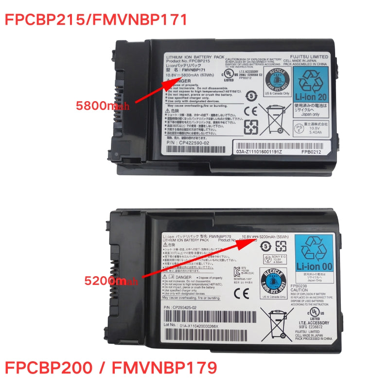 Cargue la imagen en el visor de la galería, [FPCBP215] Fujitsu LifeBook T900 FMVNBP171 - Replacement Battery - Polar Tech Australia
