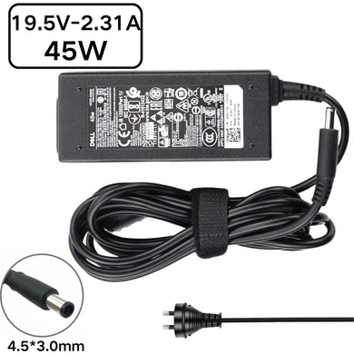 [45 W/19,5 V-2,31 A] [4,5 x 3,0] Adaptateur secteur pour ordinateur portable Dell Inspiron Chargeur pour ordinateur portable (prise AU)