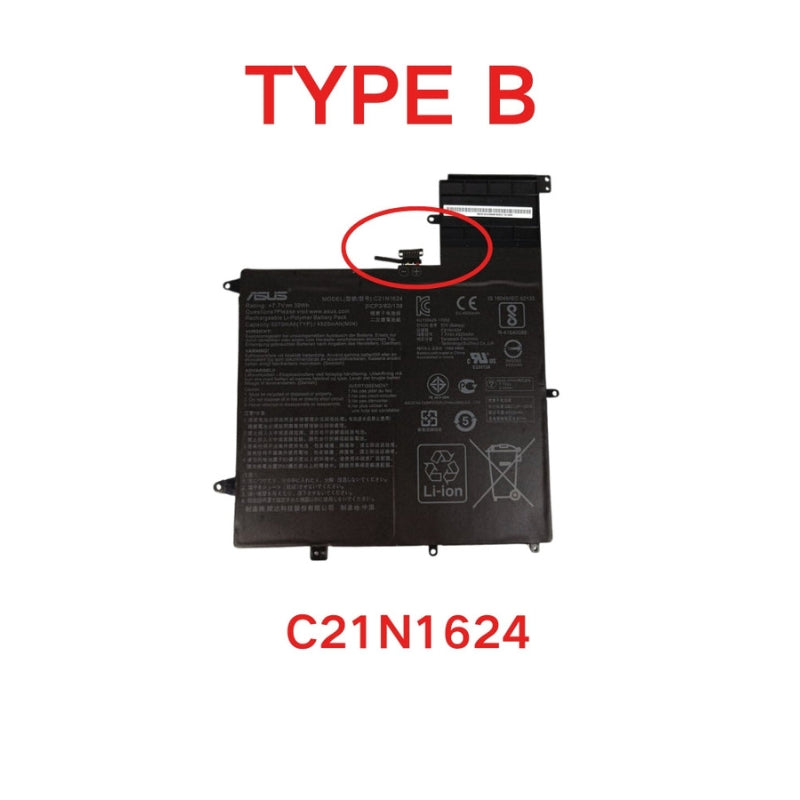 Cargue la imagen en el visor de la galería, [C21N1624 &amp; C21N1706] ASUS Zenbook Flip S Q325U Q325UAR UX370UA Replacement Battery
