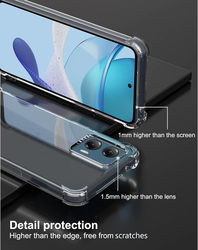 Cargue la imagen en el visor de la galería, Motorola Moto G 5G 2023 - AirPillow Cushion Transparent Soft Clear TPU Four Corners Protective Case
