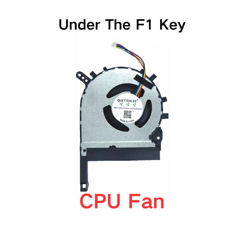 Chargez l&#39;image dans la visionneuse de la galerie, ASUS TUF A17 FA706 FA706I FX706HCB FA706Q FA706QR A15 FA506Q FA506QM QR FX506H FX506HC FX506HM FX506LH-AS51 RTX30 (Year 2021) Series - CPU &amp; GPU Cooling Fans Replacement Parts
