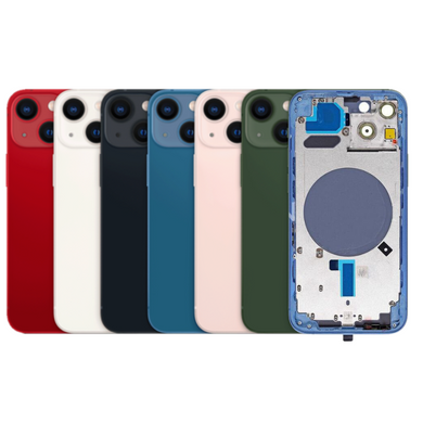 [No Built-in Parts] Apple iPhone 13 - Back Rear Glass Housing Frame