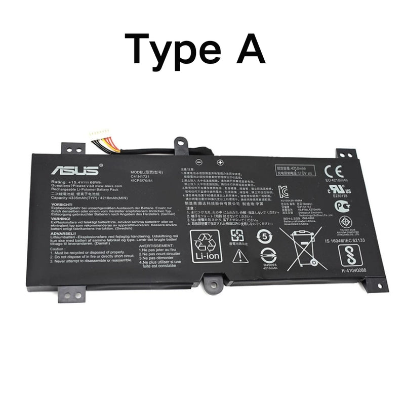 Chargez l&#39;image dans la visionneuse de la galerie, [C41N1731] ASUS Rog STRIX GL504GV G731GU-EV089T/G15 G512LV-HN236T Replacement Battery - Polar Tech Australia
