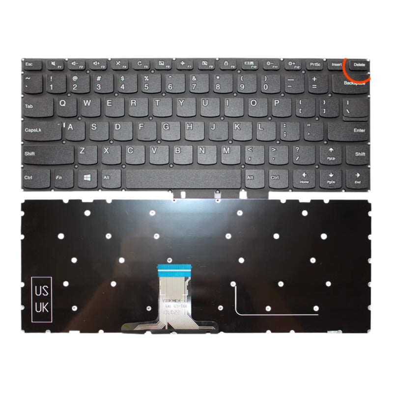 Chargez l&#39;image dans la visionneuse de la galerie, Lenovo Yoga 510S-14 710-14IKB 710-14ISK 710-15 310S-14 ISK IKB AST - Keyboard WIth Back Light US Layout Replacement Parts - Polar Tech Australia
