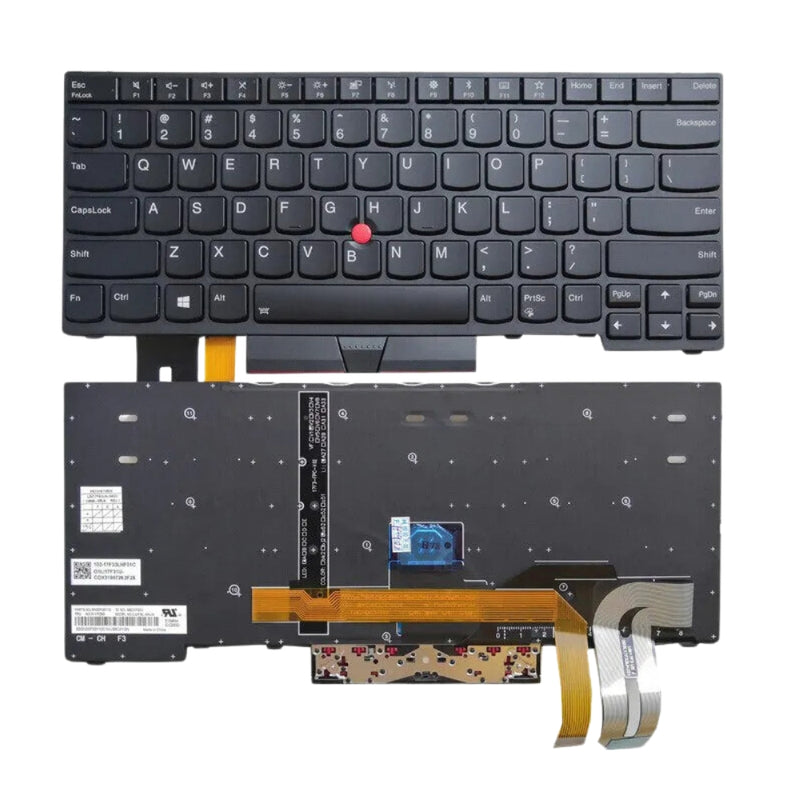 Chargez l&#39;image dans la visionneuse de la galerie, Lenovo T14 Gen 1 T490 T495 - Keyboard Wtih Back Light US Layout Replacement Parts - Polar Tech Australia
