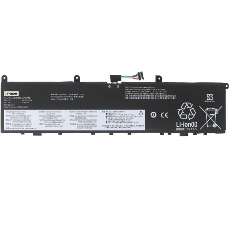 Chargez l&#39;image dans la visionneuse de la galerie, [L17C4P72] Lenovo ThinkPad P1 GEN 2-20QT000HSP/20QT0034PG Replacement Battery - Polar Tech Australia
