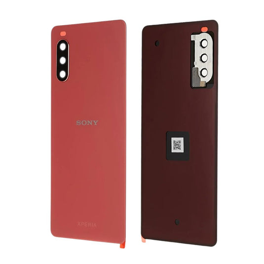 [With Camera Lens] Sony Xperia 10 iii (SOG04 / XQ-BT52) Back Rear Replacement Glass Cover Panel - Polar Tech Australia