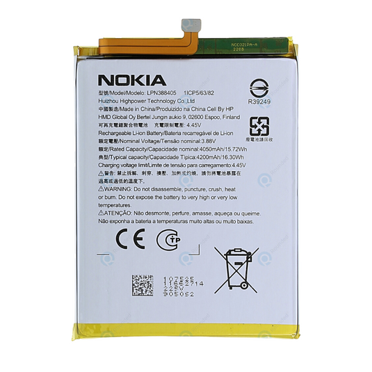 [LPN388405] Nokia X30 5G - Replacement Battery - Polar Tech Australia