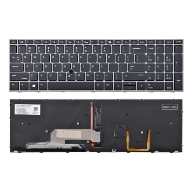 HP ZBOOK 15 G5 15 G6 ZBOOK 17 G5 17 G6 Series - Laptop Keyboard With Back Light US Layout