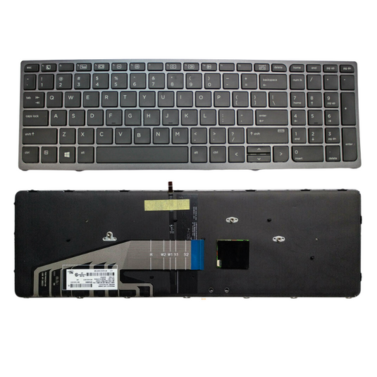 HP ZBOOK 15 G3 15 G4 ZBOOK 17 G3 17 G4 HSTNN-C87C Series - Laptop Keyboard With Back Light US Layout