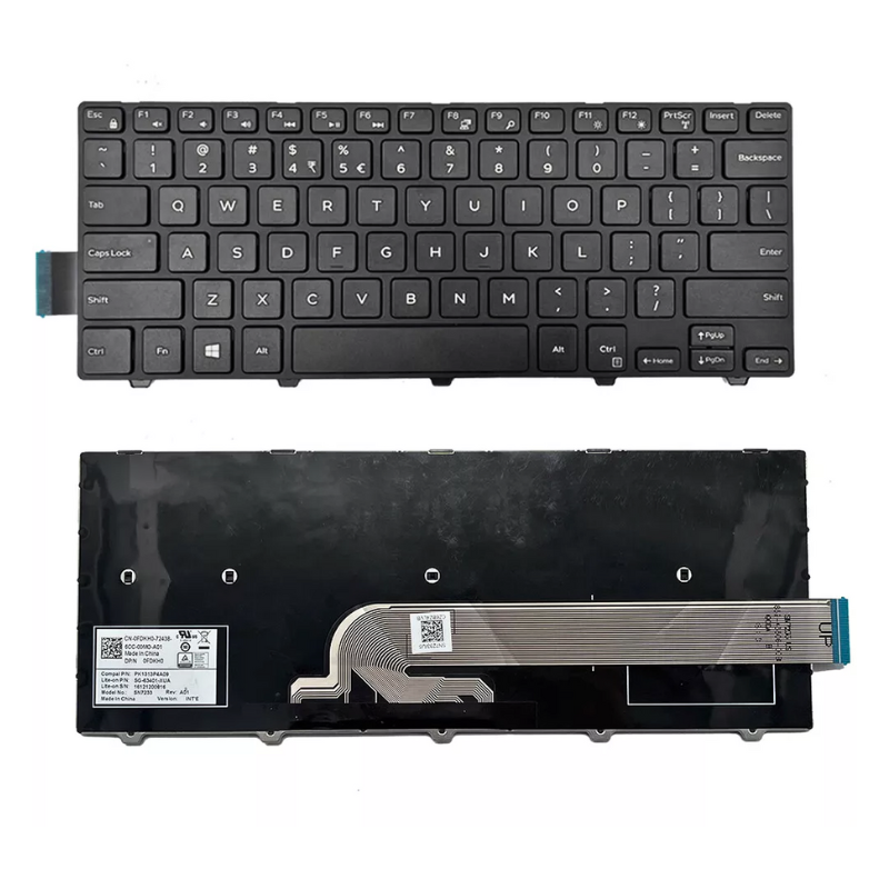 Cargue la imagen en el visor de la galería, DELL 14-5447 14C 14M MR 3000 5000 3441 3442 3451 P49G Series - Laptop Keyboard With Back Light US Layout
