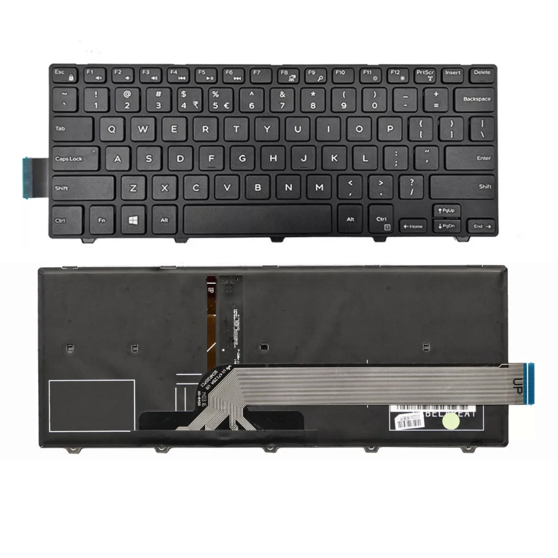 Cargue la imagen en el visor de la galería, DELL 14-5447 14C 14M MR 3000 5000 3441 3442 3451 P49G Series - Laptop Keyboard With Back Light US Layout
