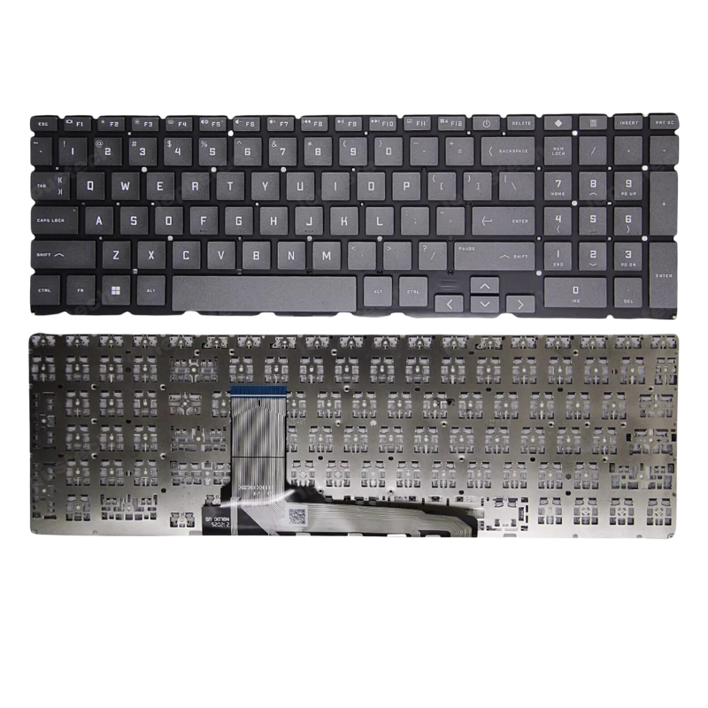 Chargez l&#39;image dans la visionneuse de la galerie, HP TPN-Q263 TPN-Q264 TPN-Q278 16-D 16-E 16T-D 15-FA Series - Laptop Keyboard With Back Light US Layout
