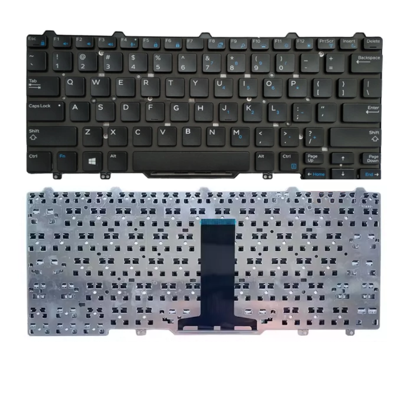 Chargez l&#39;image dans la visionneuse de la galerie, DELL E5470 E7470 Latitude 7490 5480 5488 7480 5450 5491 Series - Laptop Keyboard With Back Light US Layout
