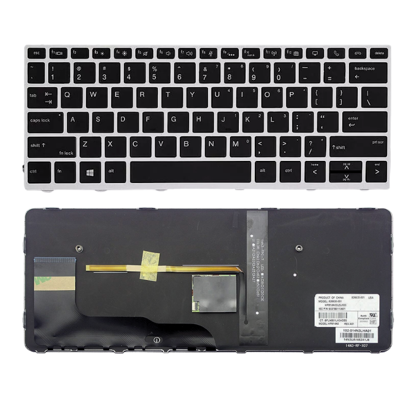 Chargez l&#39;image dans la visionneuse de la galerie, HP 725 G3 725 G4 820 G3 820 G4 828 G3 828 G4 Series - Laptop Keyboard With Back Light US Layout
