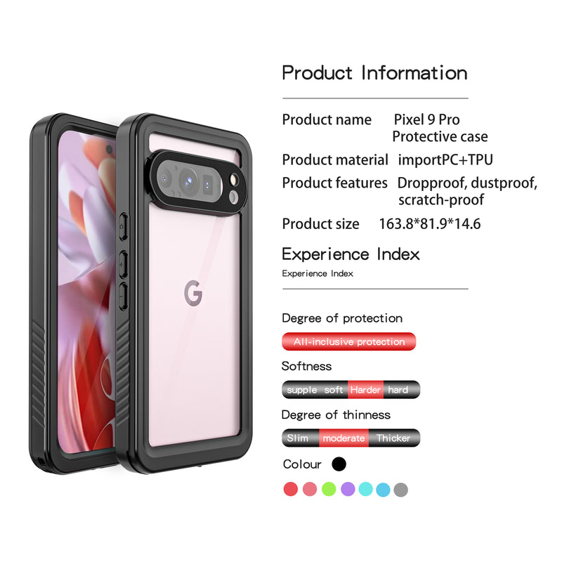 Load image into Gallery viewer, Google Pixel 9 Pro - Redpepper Full Covered Waterproof Heavy Duty Tough Armor Case
