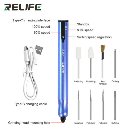 [RL-068C] RELIFE Smart Rechargeable Sanding Tool - Polar Tech Australia