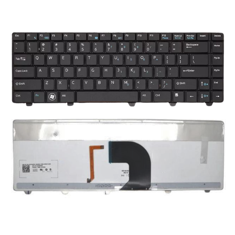 Chargez l&#39;image dans la visionneuse de la galerie, DELL Vostro 3300 3400 V3300 V3400 V3500 P10G Series - Laptop Keyboard With Back Light US Layout
