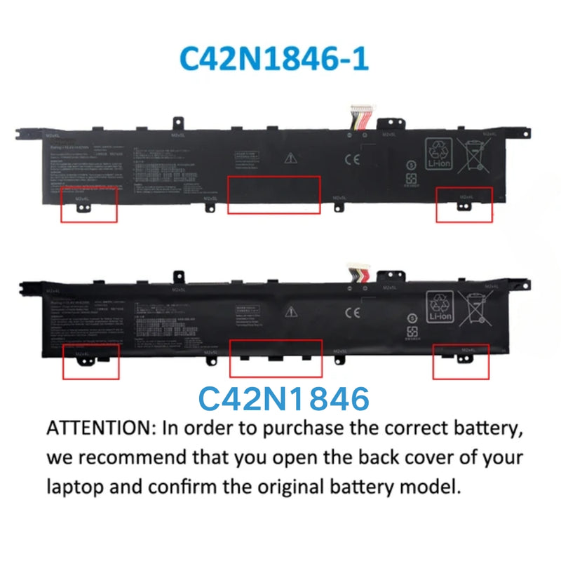 Chargez l&#39;image dans la visionneuse de la galerie, [C42N1846 &amp; C42N1846-1] ASUS ZenBook Pro DUO UX581LV UX581GV Replacement Battery - Polar Tech Australia
