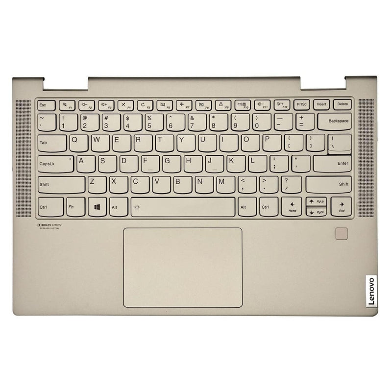 Chargez l&#39;image dans la visionneuse de la galerie, Lenovo Yoga C740-14 C740-14IML - Keyboard With Back Light &amp; Trackpad Frame Housing Palmrest US Layout Assembly - Polar Tech Australia
