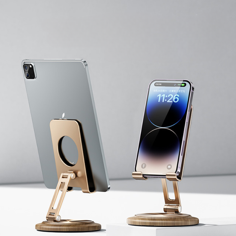 Load image into Gallery viewer, Boneruy 360-Degree Rotating Phone and Tablet Stand - Foldable Aluminum Alloy Holder
