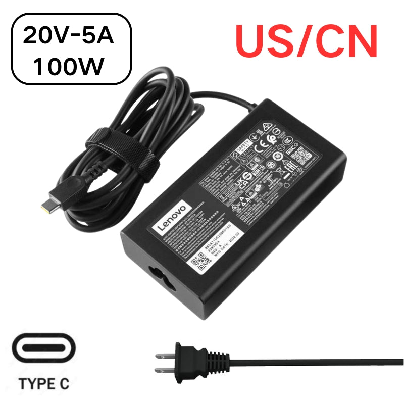 Cargue la imagen en el visor de la galería, [20V-5A/100W][USB-C] Lenovo Yoga Pro 7 14IMH9 - Laptop AC Power Supply Adapter Charger
