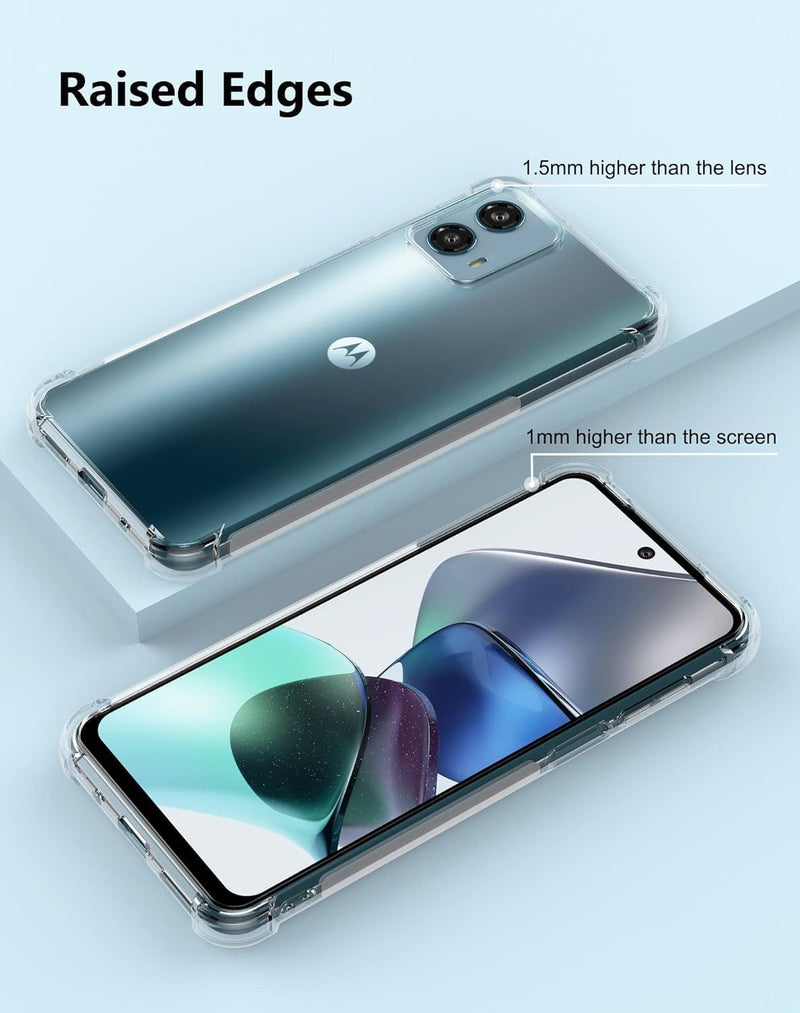 Load image into Gallery viewer, Motorola Moto G24 / G04 / G04S / E14 / G24 Power 4G - AirPillow Cushion Transparent Soft Clear TPU Four Corners Protective Case With 2PC 9HD Tempered Glass Screen Protector
