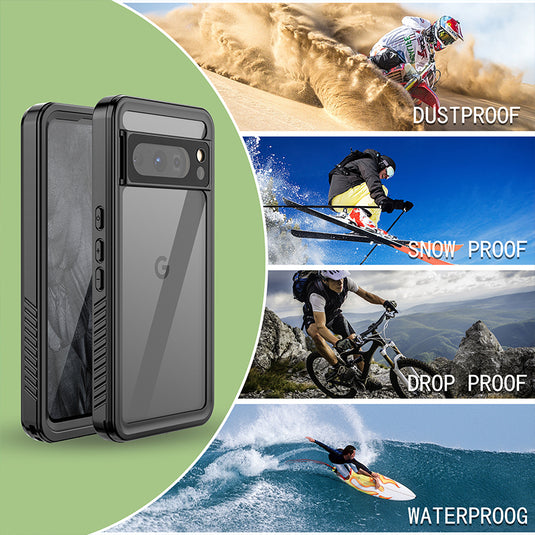 Google Pixel 8 Pro (GC3VE) - Redpepper Full Covered Waterproof Heavy Duty Tough Armor Case - Polar Tech Australia