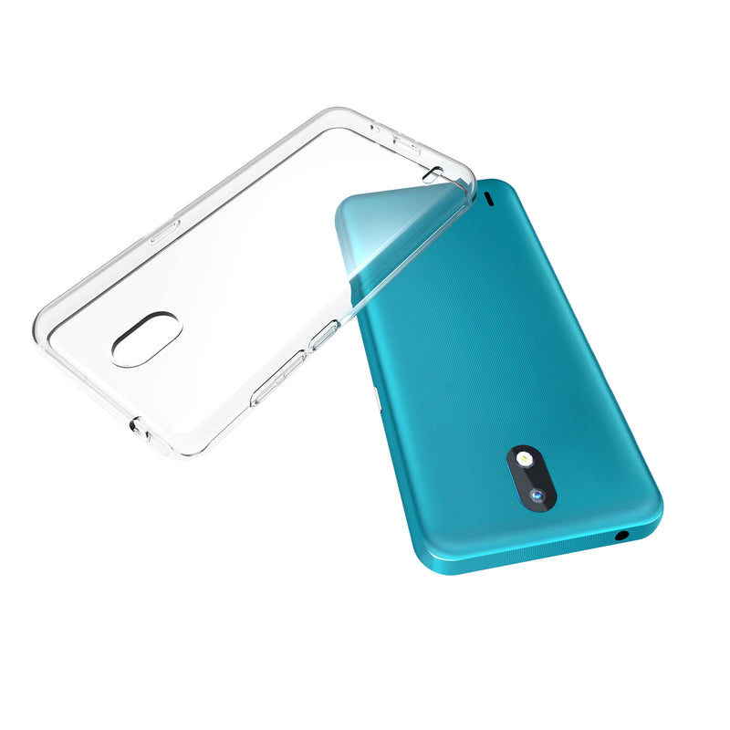 Chargez l&#39;image dans la visionneuse de la galerie, Nokia 1.3 - AirPillow Cushion Transparent Soft Clear TPU Four Corners Protective Case
