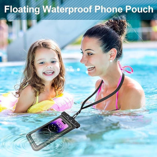 [Waterproof Phone Pouch] iPhone 16/15/14/13/12 Pro Max Plus Samsung Galaxy S24/S23/S22/S21 Google Pixel Etc, Up to 6.9'' - IP68 Universal Floating Float Water Proof Cell Phone Dry Bag Phone Case Protector