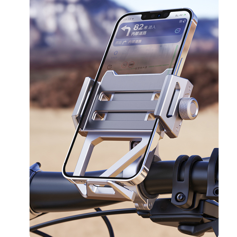 Load image into Gallery viewer, [Z05] Boneruy Motorcycle Phone Mount – Anti-Shock Navigation Holder Bicycle Phone Stand
