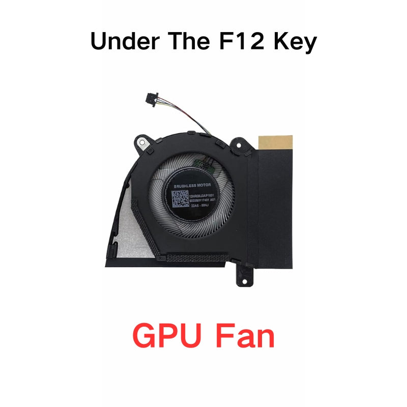 Load image into Gallery viewer, ASUS Rog Zephyrus G14 (Year 2022 2023) GA402R GA402RJ GA402K Series - CPU &amp; GPU Cooling Fans Replacement Parts
