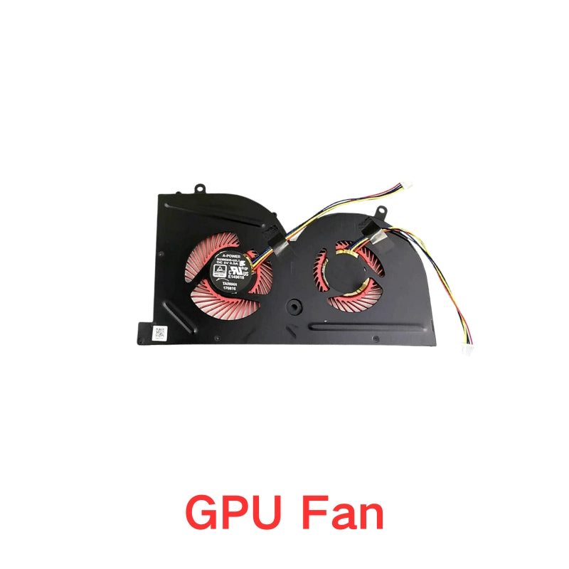 Load image into Gallery viewer, MSI GS63 GS63VR GS73 GS73VR GS62 MS-17B1 MS-17B2 MS-16K2 MS-16K3 Stealt MS-16K2 MS-17B MS-17B1 Series - Laptop CPU &amp; GPU Cooling Fan
