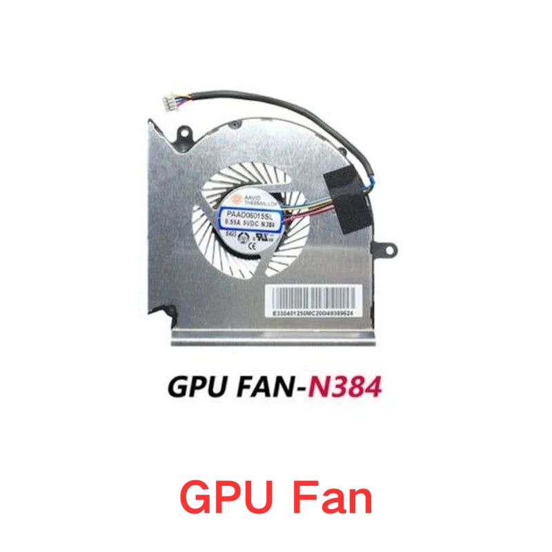 Load image into Gallery viewer, MSI MS-16P7 GL63 GE63 GP63 GV63 GL73 GP73 GE63VR GE73VR MS-16P1 MS-17C1 N417 / N384 Series - Laptop CPU &amp; GPU Cooling Fan
