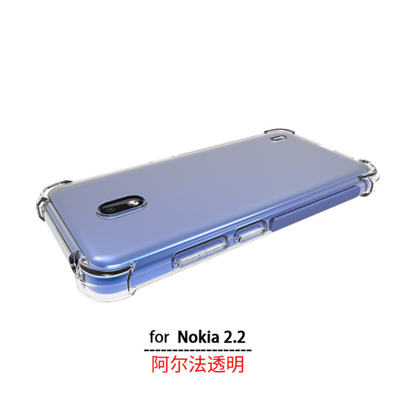 Load image into Gallery viewer, Nokia 2.2 - AirPillow Cushion Transparent Soft Clear TPU Four Corners Protective Case
