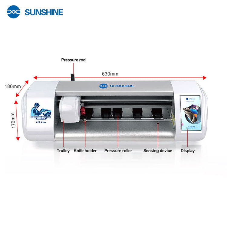 Chargez l&#39;image dans la visionneuse de la galerie, [Y22 Plus] Sunshine Universal Unlimited Mobile Phone/Tablet/Smart Watch Screen Protector Cutting Machine - Polar Tech Australia
